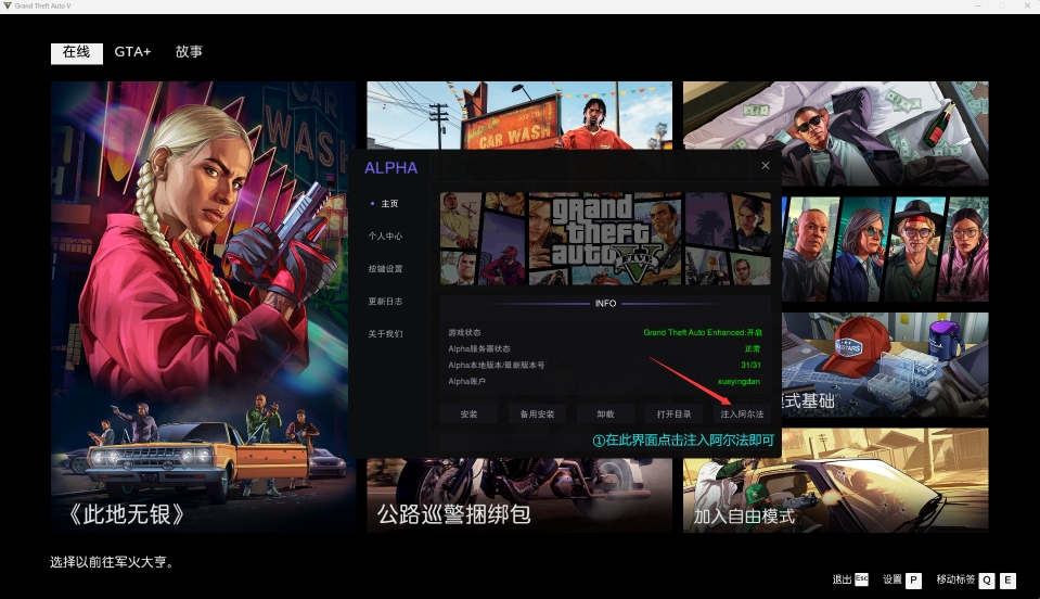 Alpha使用教程-注入1
