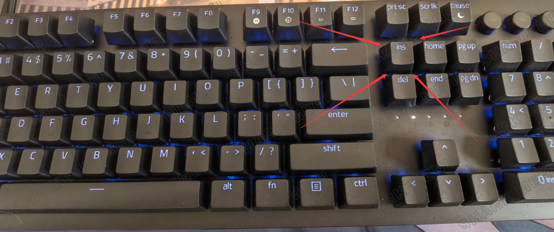 键盘上的insert键